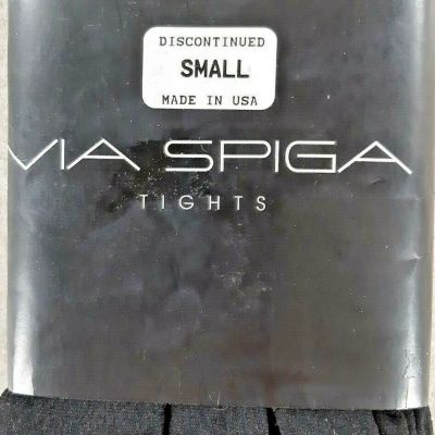 Via Spiga Tights 1 Pair Size Small Black Height 4'10